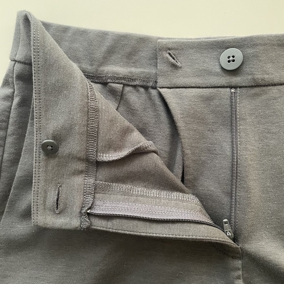 Eileen Fisher Straight Leg Trouser Pants Gray Size S Petite Capsule Basic Career - Picture 6 of 7